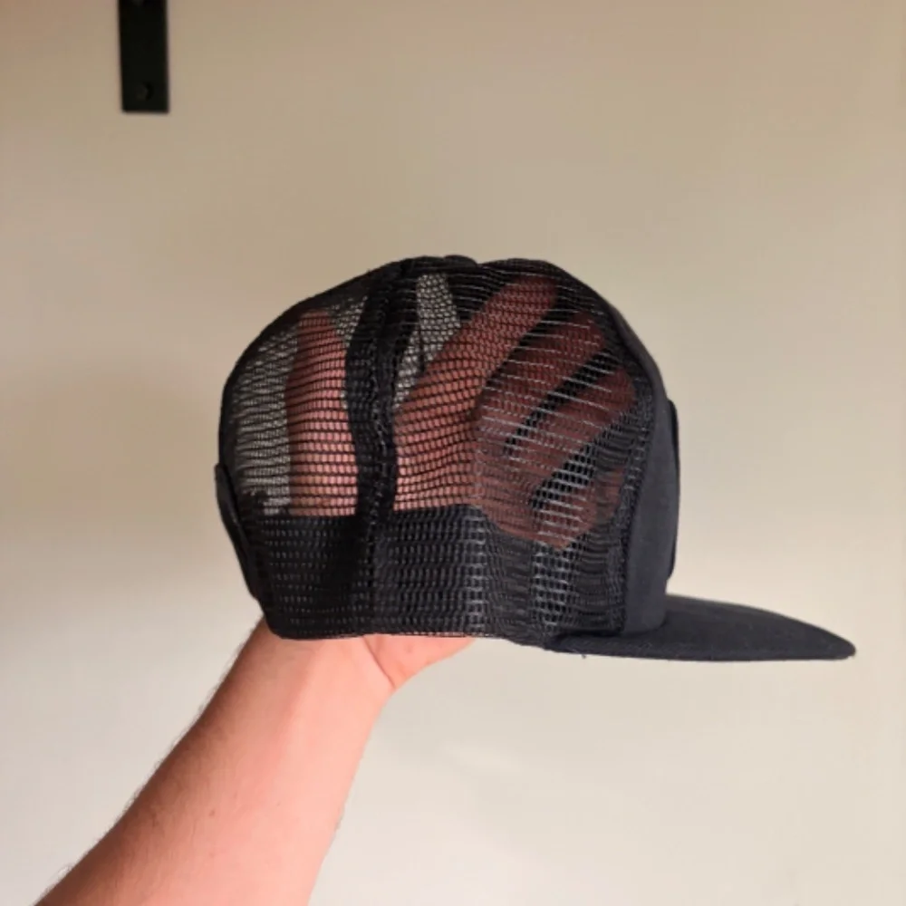 Vintage KENROC trucker hat PATCH mesh Black made in canada victory caps - Picture 5 of 8